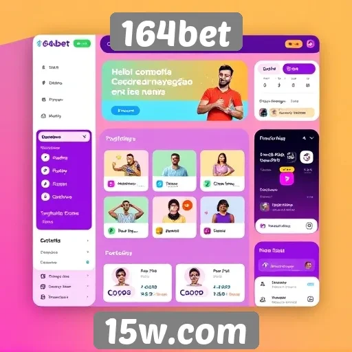 Avaliação da interface de usuário do site 164bet